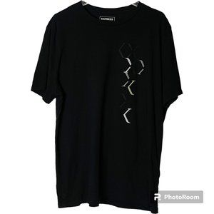 Express Men's T-Shirt Black XL